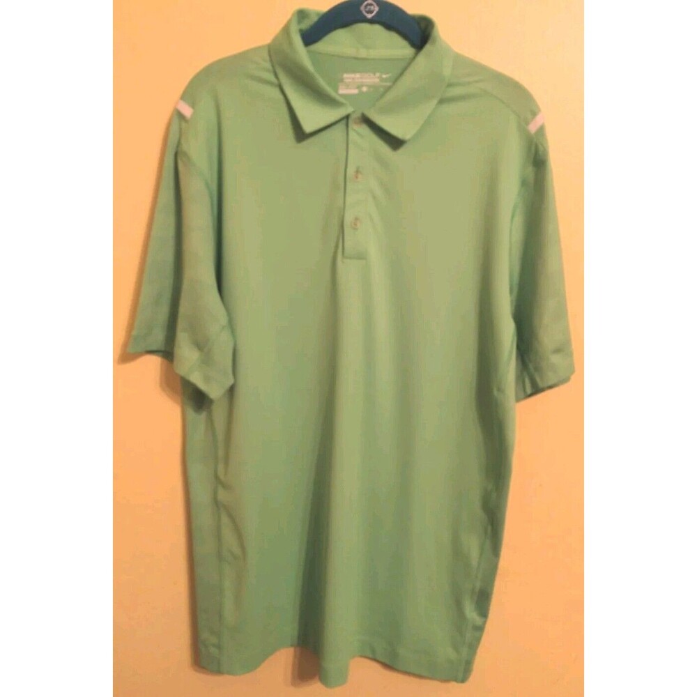 Nike Golf Tour Performance Polo Shirt Dri-Fit S/S Venom Green  Men's Size Medium